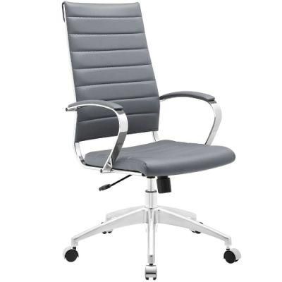 Elevate Antique Gray Leather Executive Office Chair