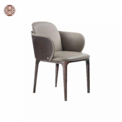 Customized Leather Dining Chair 5 Star Restaurant Furniture Design Restaurant Chair