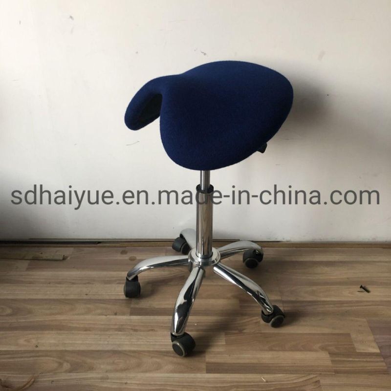 Adjustable Salon Cutting Saddle Stool