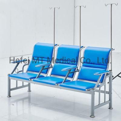 Mt Medical Waiting Metal Waiting Chair Used Hospital Waiting Room Public Waiting Three Seats Wait Chair