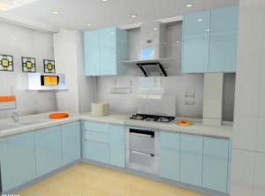 15 Years&prime; Experience Manufacturer for Modular Kitchen Cabinets Project (PVC, Lacquer, Laminate, UV, Wood veneer)