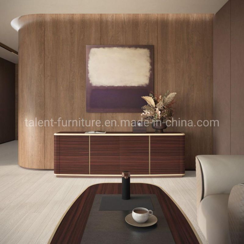 Executive Offices Bentley Desk Saddle Leather Desk Modern Office Furnitures L Shape Wood/Wooden Executive Desk Table