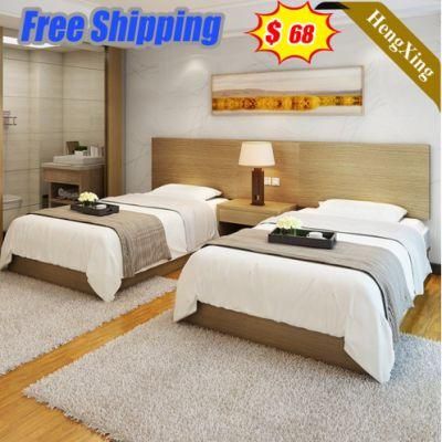 Modern Chinese Wooden Hotel Project Living Room Wardrobe Office Outdoor Home Double Bed Bedroom Furniture