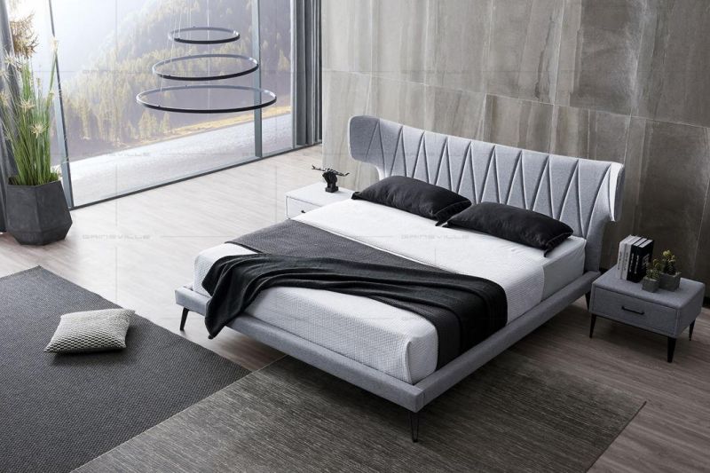 Elegance Bedroom Furniture Sets Soft Single Bed Double Bed Gc1801