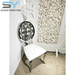 French Design Luxury Wedding Stainless Steel Dining Chair