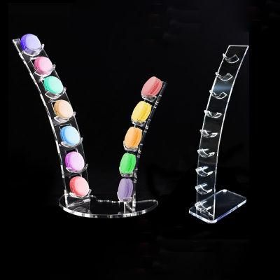 New Design Birthday Wedding Supplies Clear Acrylic Cupcake Macaroon Display Stand