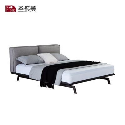 Luxury Leather Master Double Bed for Family