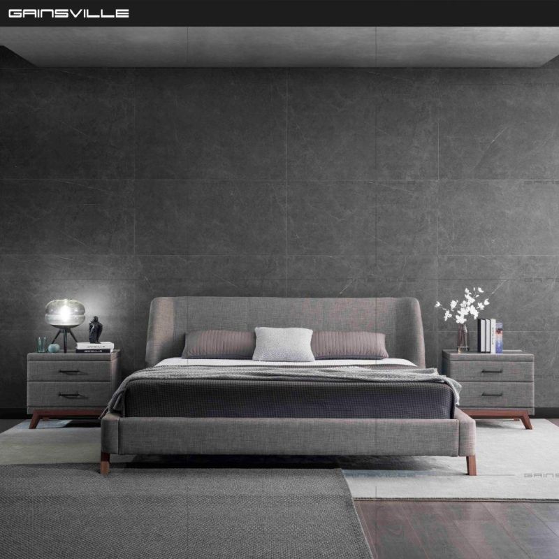 Wooden Bed King Size Wall Bed Wholesale Modern Upholstered Bed Furniture