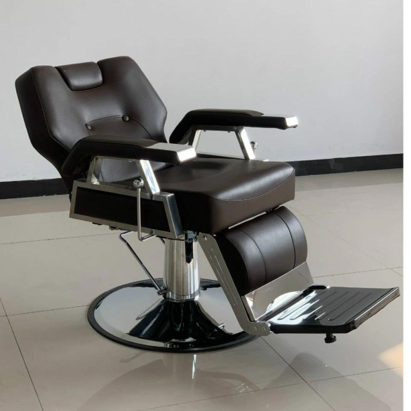 Hl-9246 Salon Barber Chair Hl-9246 for Man or Woman with Stainless Steel Armrest and Aluminum Pedal