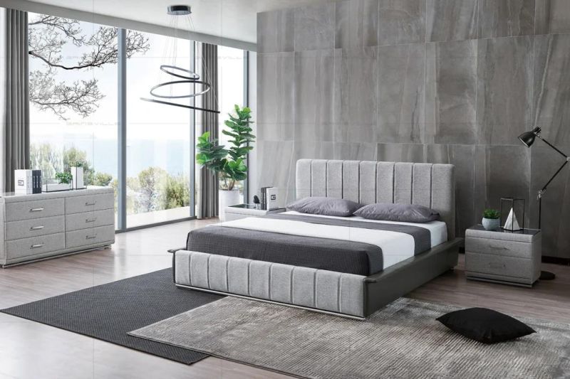 European Furniture Bedroom Bed Leather Bed King Beds Wall Bed Gc1808