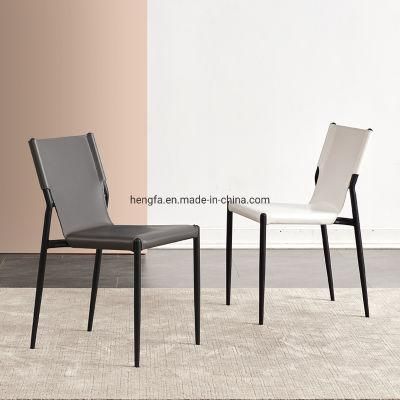 Indoor Minimalist Home Furniture Steel Leg Luxury Metal Hotel Chair