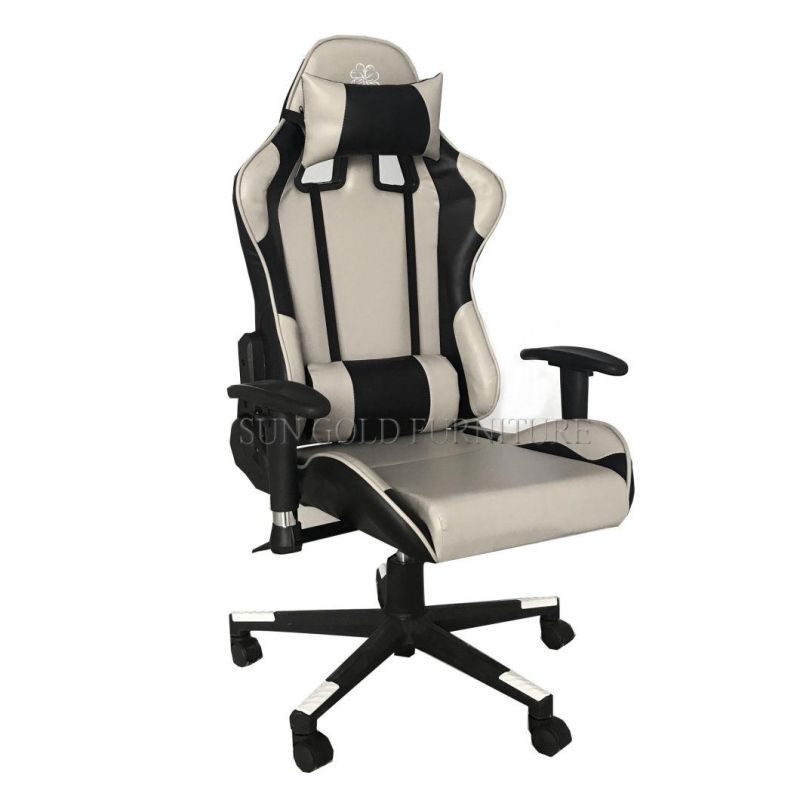 Hot Sell Swivel Grey Black Game Chair Sport Racer Gaming Chair