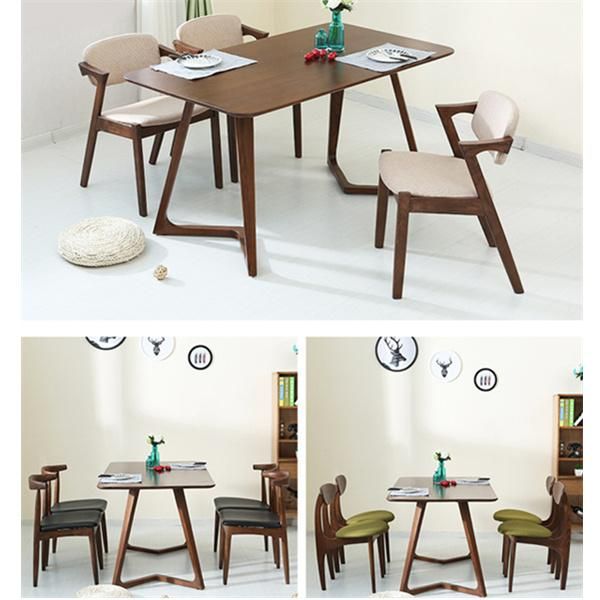 Dining Room Solid Wood Crutches Dining Table