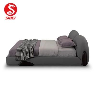 Source Factory Customize Bedroom Furniture Modern Luxury Fabric and Leather Home Furniture Bed