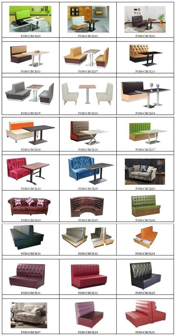 Customized Luxury Night Club Furniture, Multiple Color Night Tufted Leather or Fabrics Club Furniture