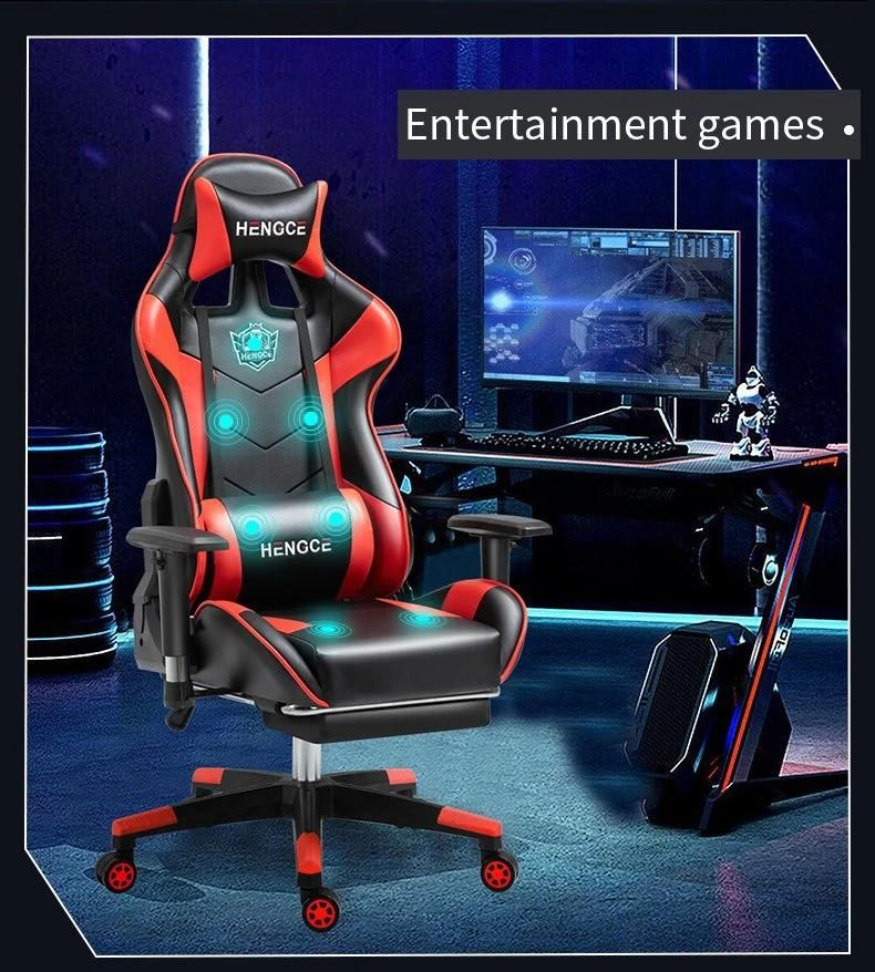 Customized China Supplier Recliner Massage E-Sport Computer Racing Gaming Chair with Lumbar Support