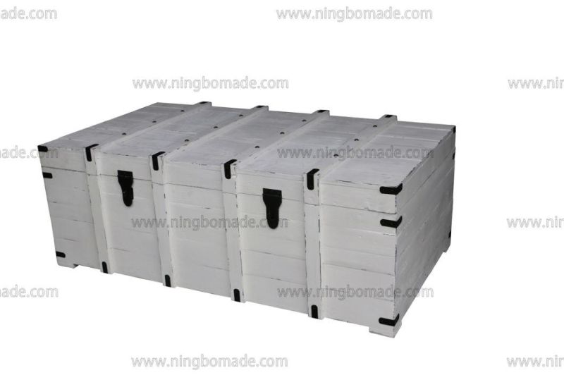 Nordic Country Farm House Design Furniture Louis White Rrelaimed Fir Wood Summer Trunk
