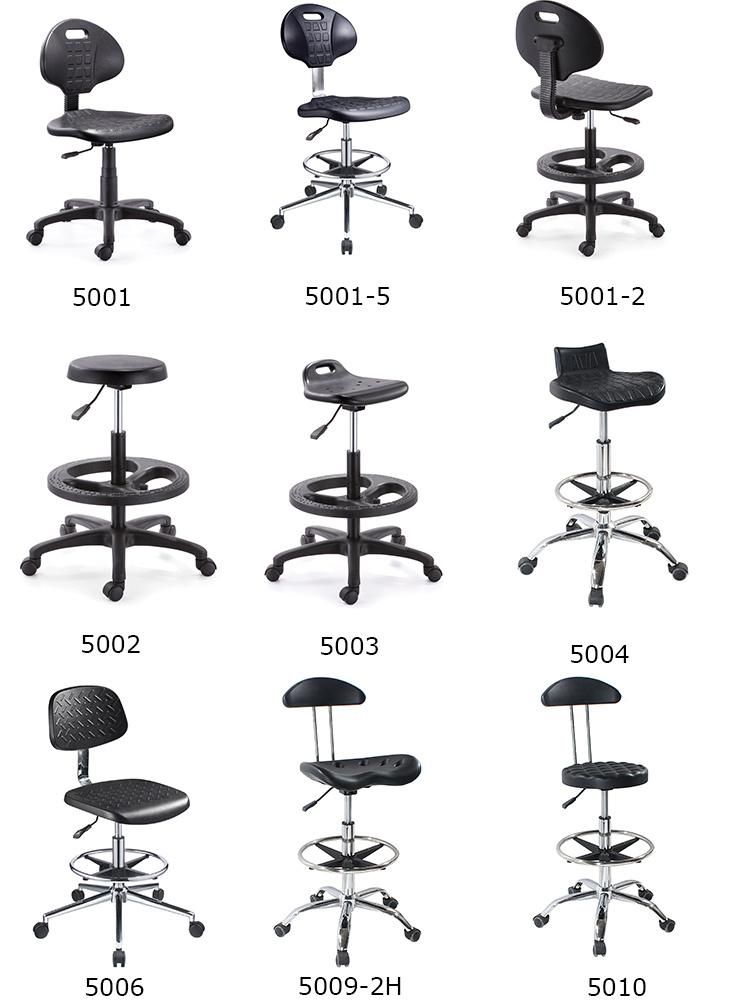 Anti-Static Lab PU Leather Cleanroom ESD Work Chair for Clean Room