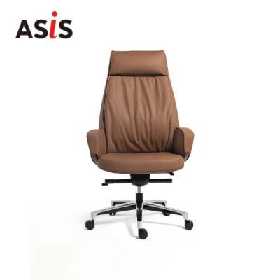 Asis Grace President High Back Genuine Leather Office Chair