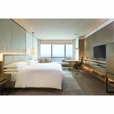 Foshan Luxury 5 Star Hotel Bedroom Furniture Marriott Style in Light Color