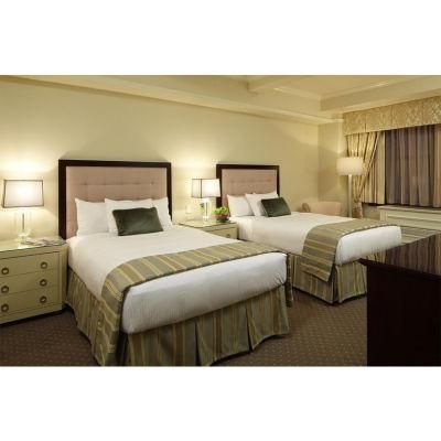 Elegant Budget Double Bed Furniture Set for Hotel Used (ST005)