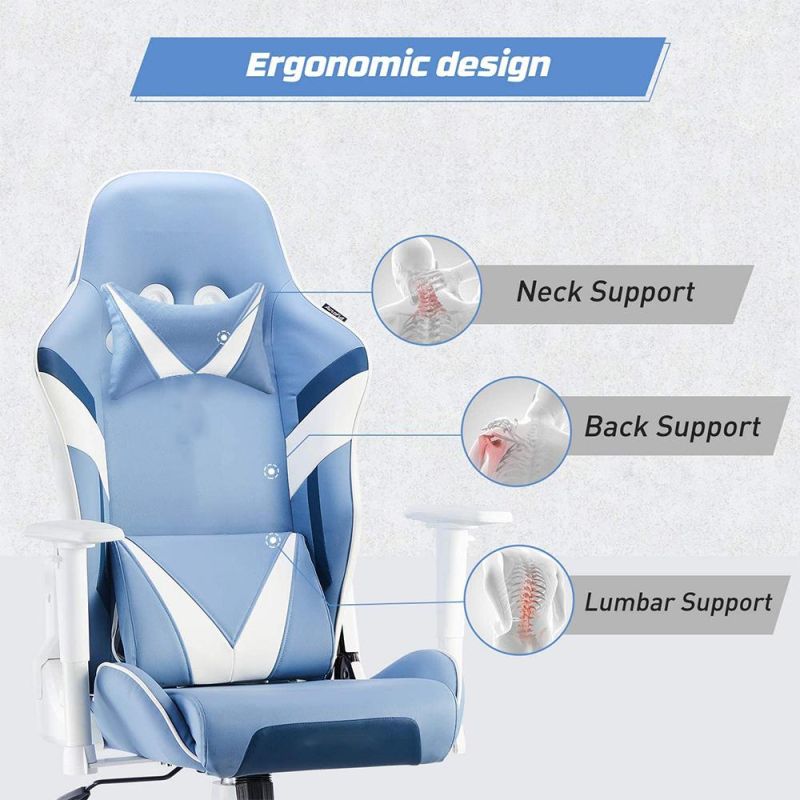 Ergonomic High Back Computer PU Leather Swivel Leather Gaming Chair