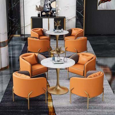 Hot Selling Family Modern Simple Style Design Chair Nordic Modern Restaurant Luxury Leather Dining Chairs