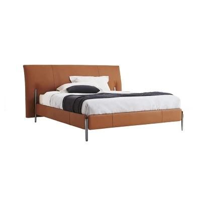 Minimalist Italian Bed Modern Minimalist Master Bedroom Leather Bed