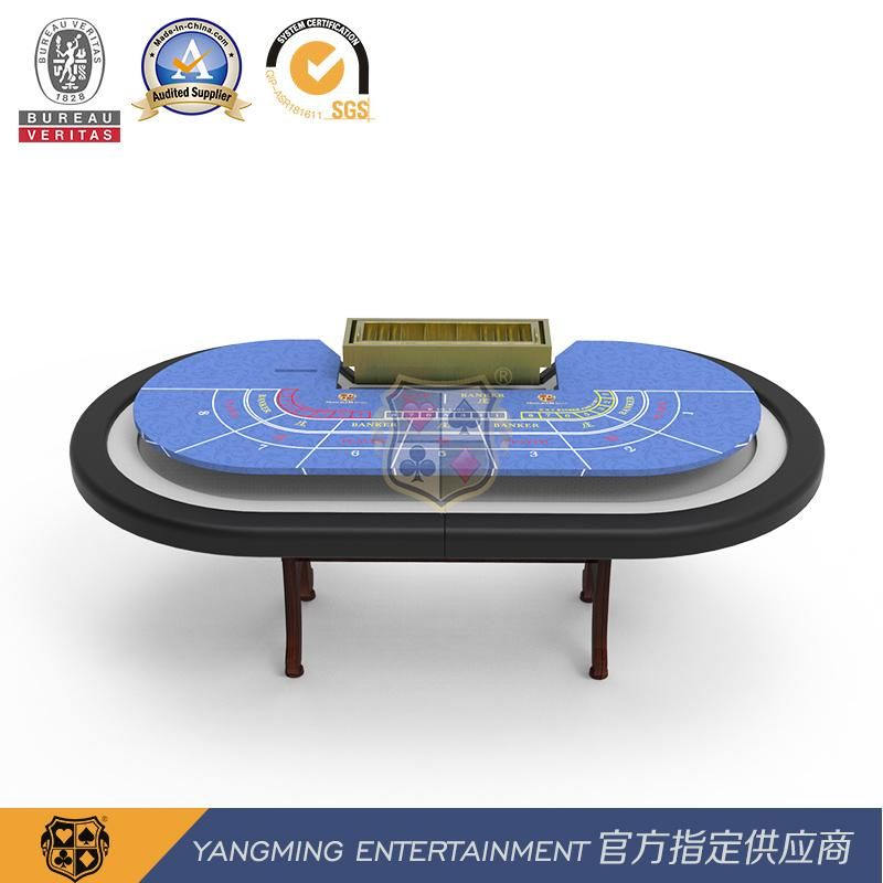 Baccarat Dragon Tiger Entertainment Poker Chess Table Design Customized Original Design Ym-Ba07