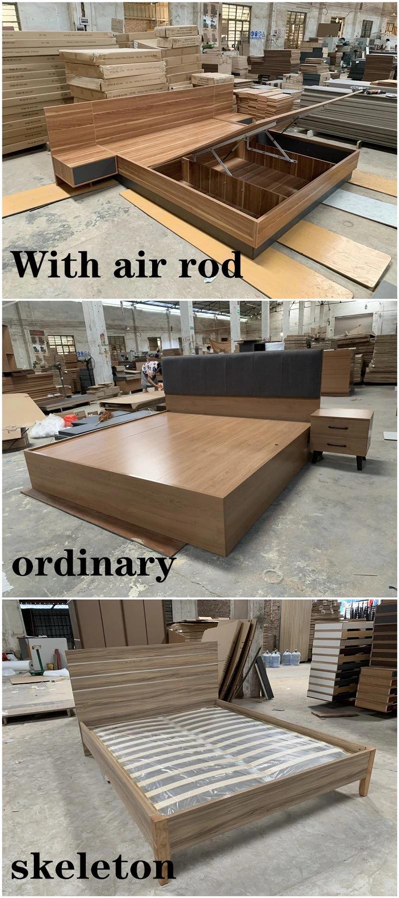 Factory Wooden 5 Star Hotel Bedroom Set Furniture Wood Sofa King Double Beds