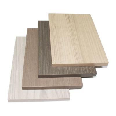 15mm 18mm Poplar Wooden Fibre Board for Furniture 1220*2440 Double Sided White Melamine MDF