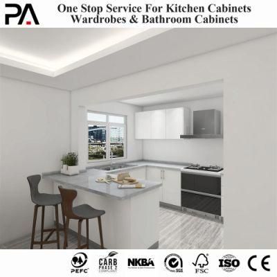 PA Modern Design Outdoor White Color Kitchen Pantry Cabinet Kitchen Cabinet with Bar