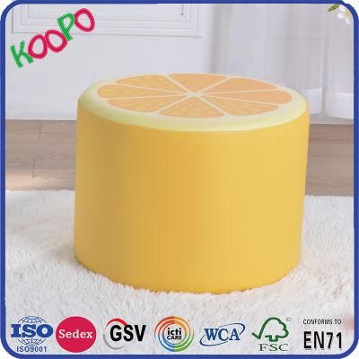 Custom Fruit Fabric Covered Ottoman Furniture/Children Furniture