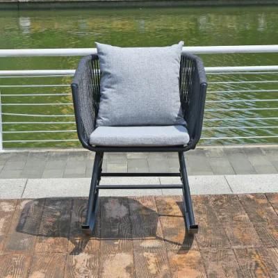 Casual Outdoor Chair PE Rattan Wicker Single Chair