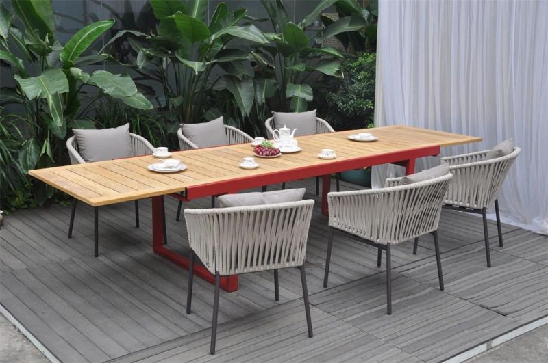 Hot-Sale Tensile Patio Furniture Garden Furniture Cast Aluminum Patio Furniture Cast Wooden Aluminum Patio