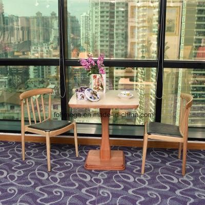 Original Wood Color Wooden Dining Furniture Solid Wood Table Chair