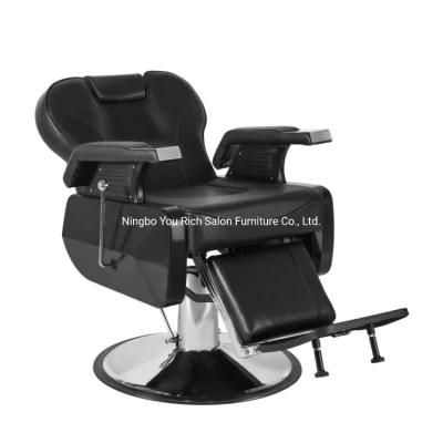 Heavy Duty Hydraulic Recline Salon Chair for Hair Stylist 360 Degrees Rolling Swivel Salon Equipment