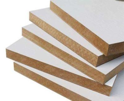 Warm White Color Melamine MDF with Two Sides/18mm White Melamine Paper Face MDF Board Fibreboards