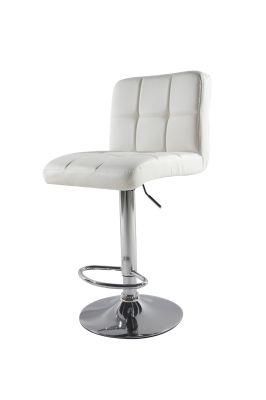 2021 New Modern PU Faux Leather Commercial Swivel Kitchen Bar Stool