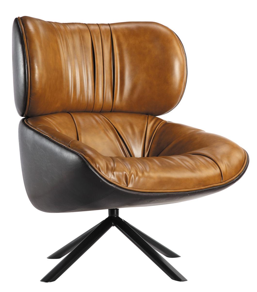 Luxury Hotel Lobby Furniture Fiberglass Upholstery Tabanon Lounge Chair