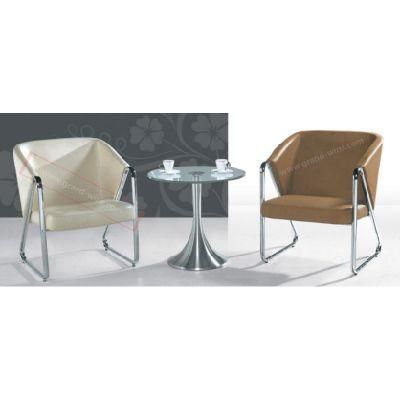 Leisure Metal Base Furniture Modern Bar Chair with Arms