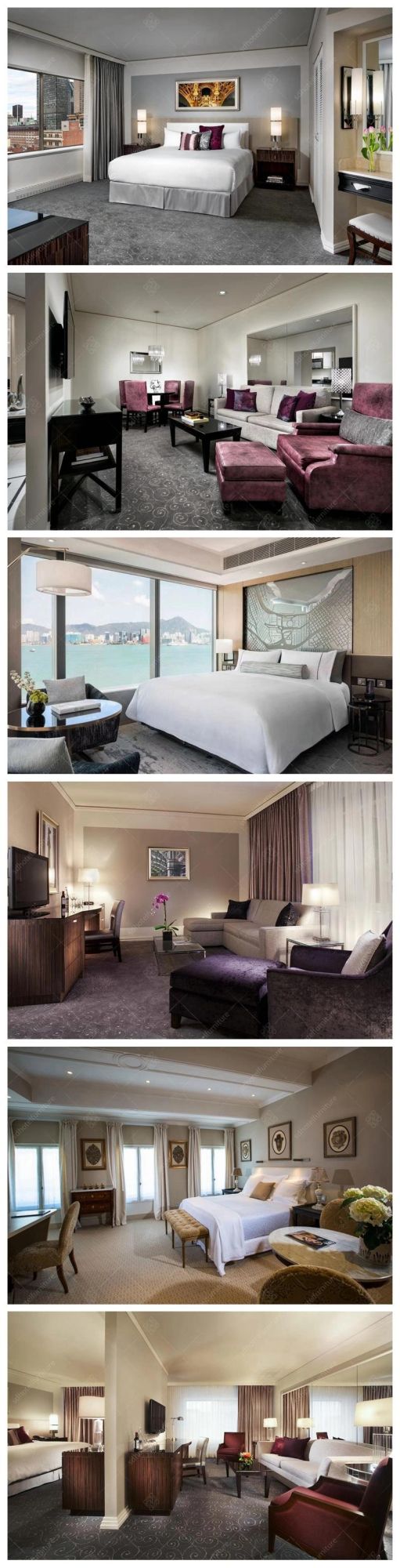 Luxury Contemporary Design 5 Stars Hotel Suite Room Furniture Sets