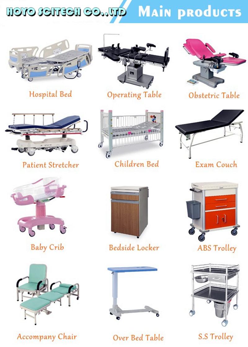 Hydraulic Examination Couch Medical Screen