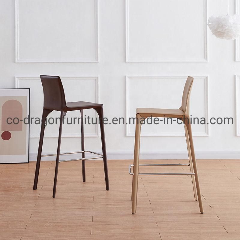 Modern High Bar Chair with Leather for Living Room Furniture