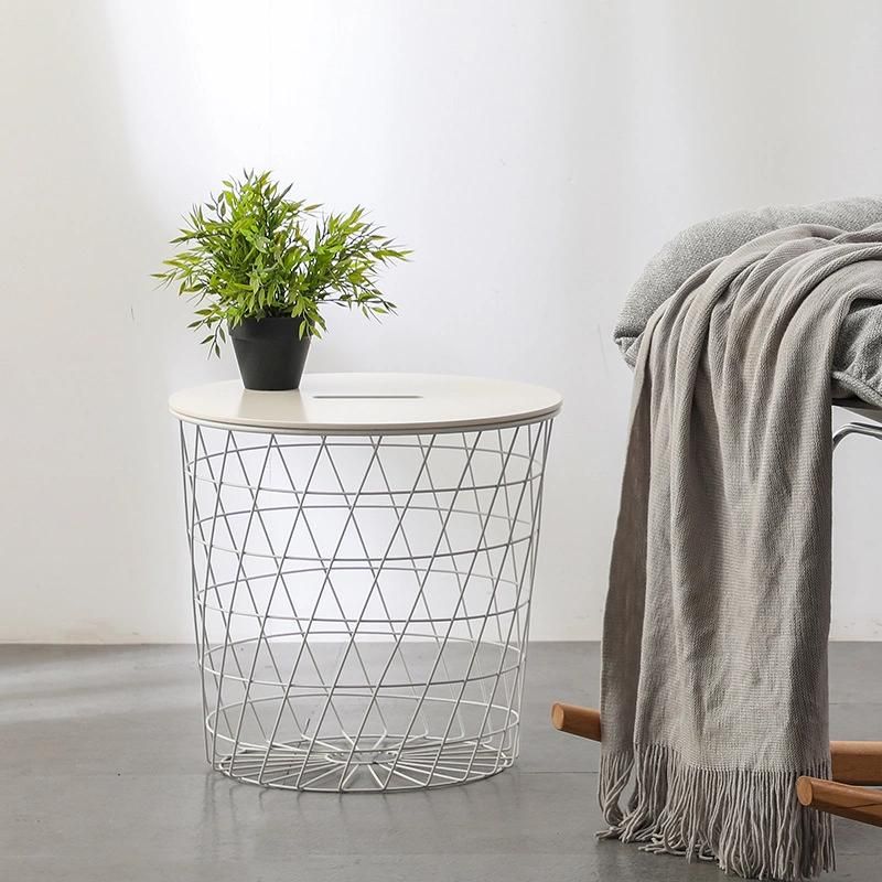 Wholesale Stolik Kawowy Modern Cheap Living Room Furniture Round Coffee Wire Table