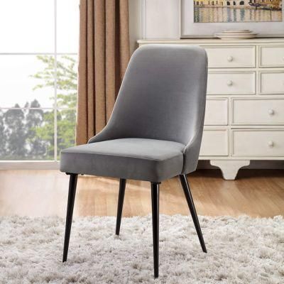 Free Sample Modern New Room Furniture Elegant Solid Iron Button Back Black White Industri Wed Cafe Children&prime; S Dining Chair