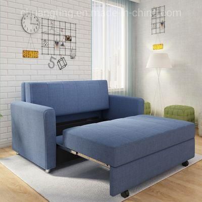 Hotel Fabric Sofa Cum Bed Pull out Couch with Storage