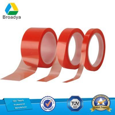 Red Mopp Film Polyester Coated Double Sided Solvent Adhesive Tape