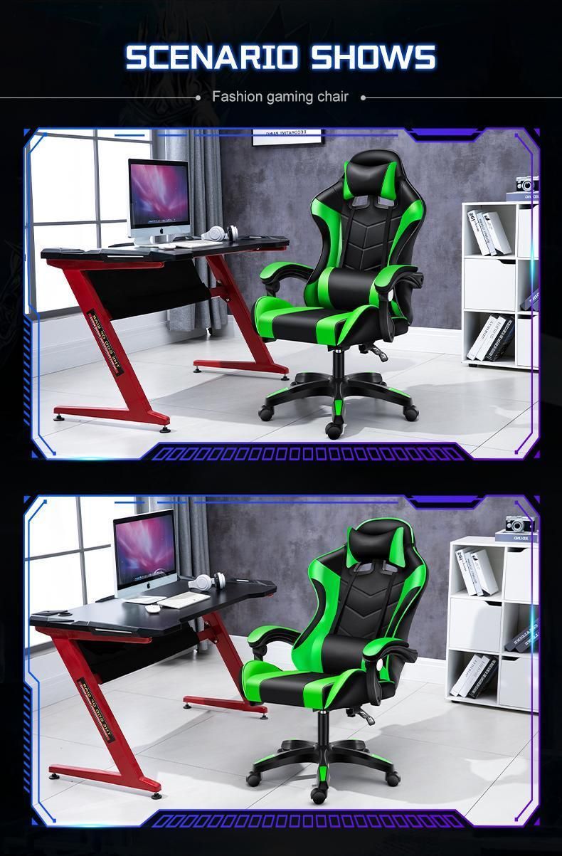 Top Sale High Back Comfortable PU Leather Swivel Silla Gamer Racing Gaming Chair