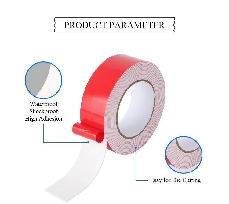 Finger Lift Tape Manufacturer of Dry Edge Double Sided PE/EVA Foam Tape